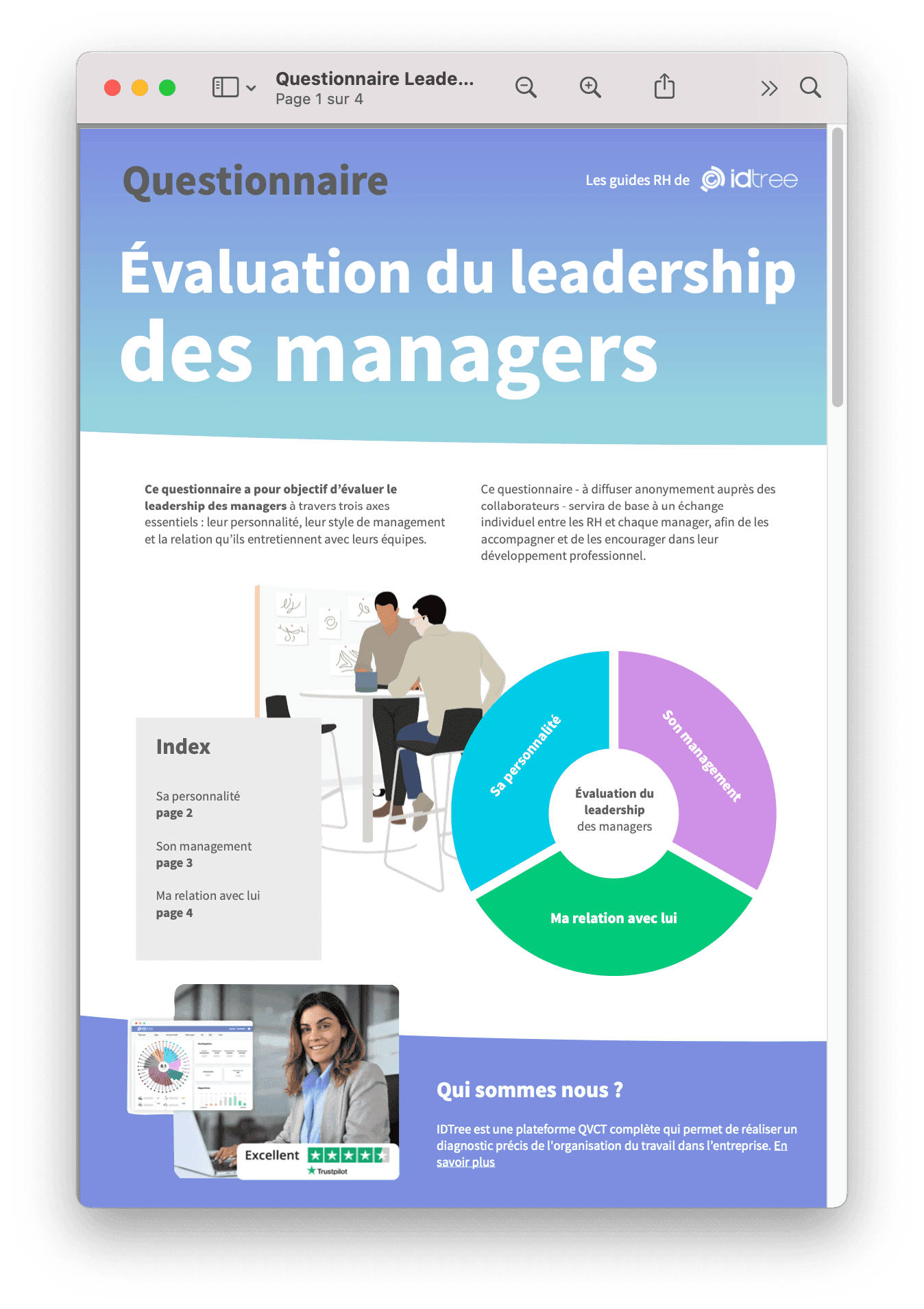 Questionnaire Leadership des managers