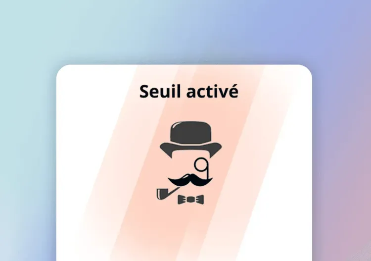 Message « Seuil activé » : l'anonymat des réponses est protégé dans IDTree